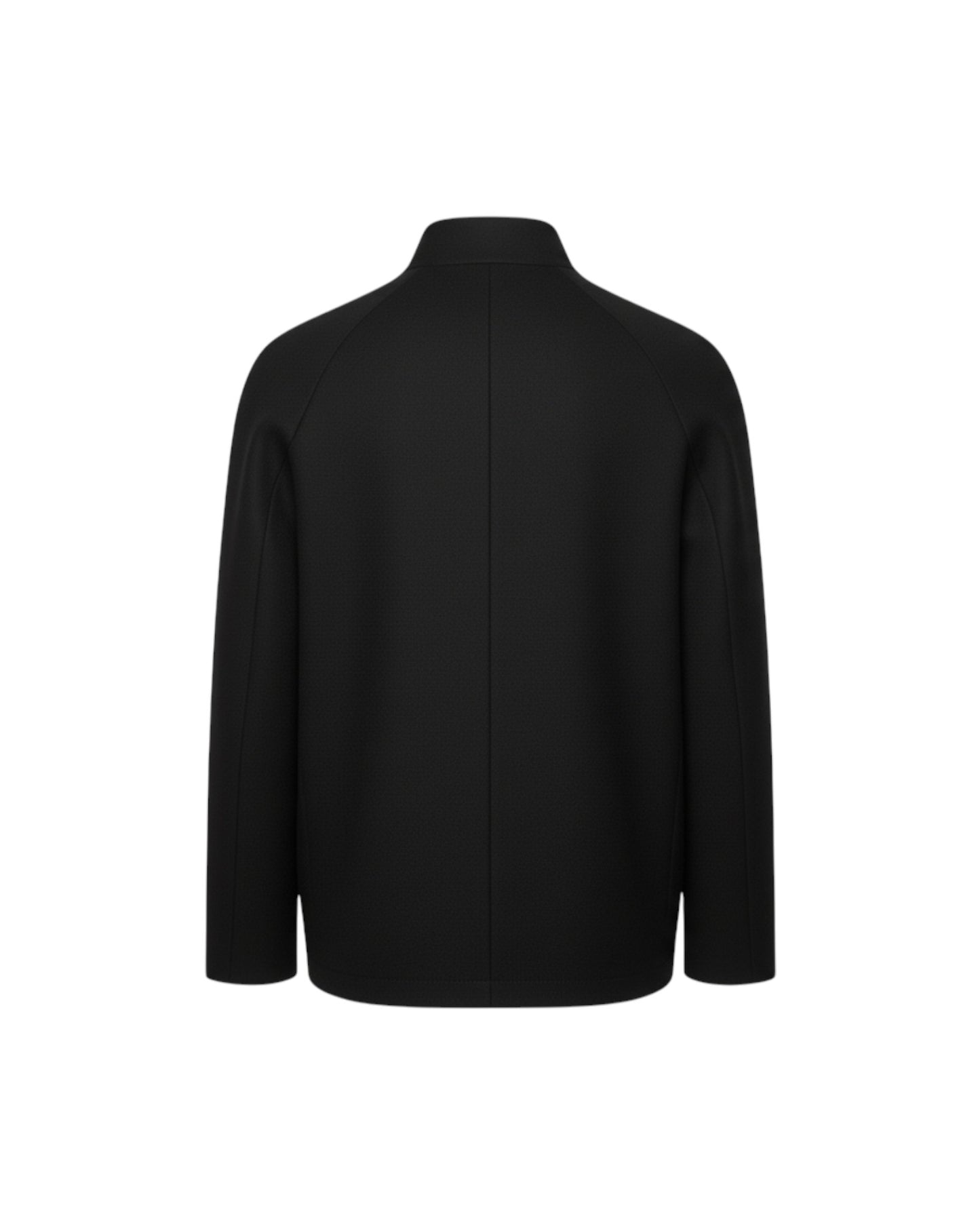 MOCHA HORSE & ORCHID ARCH EMBROIDERED WOOL JACKET