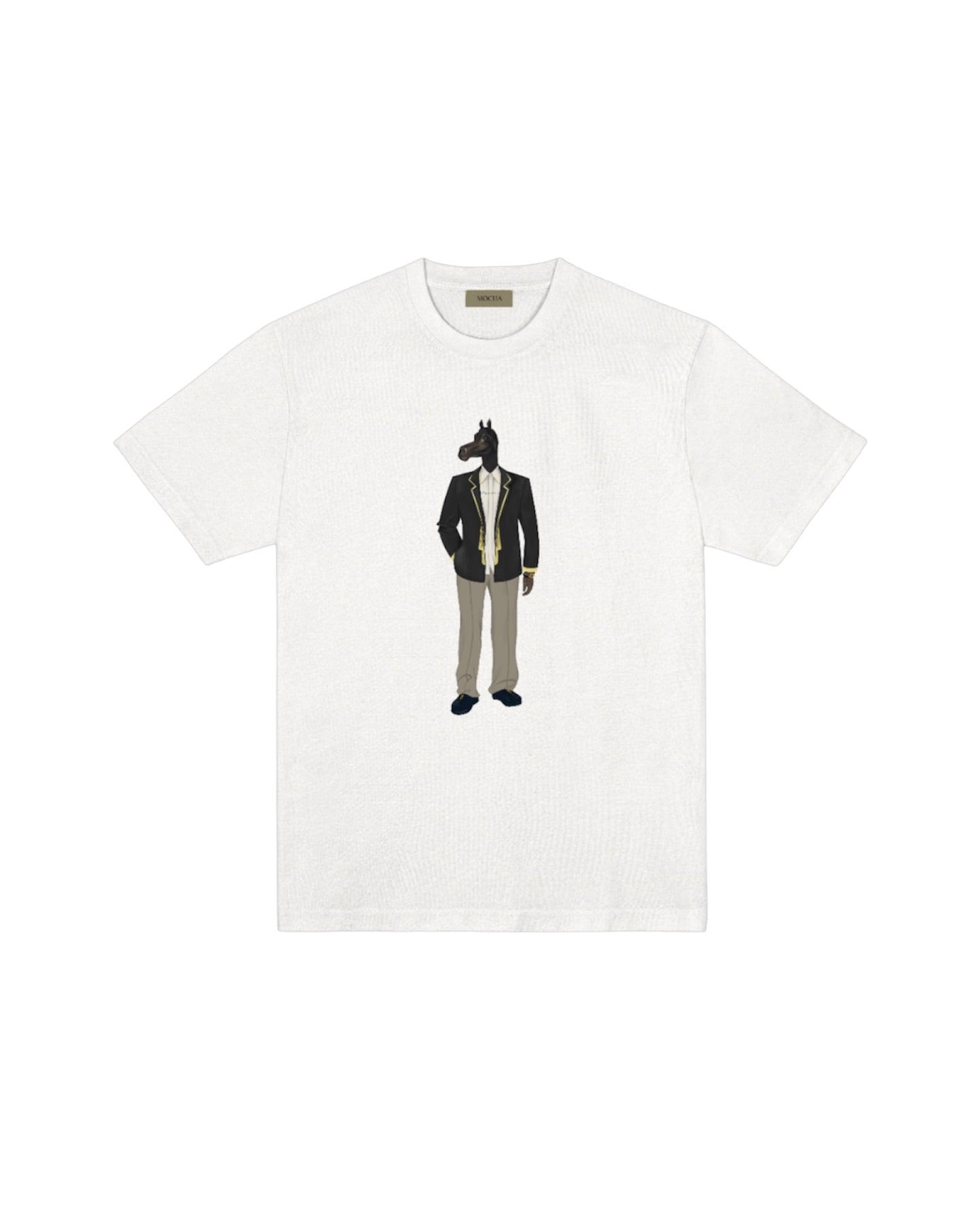 MOCHA Horse Character Printed Tee.