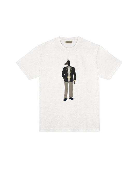MOCHA Horse Character Printed Tee.