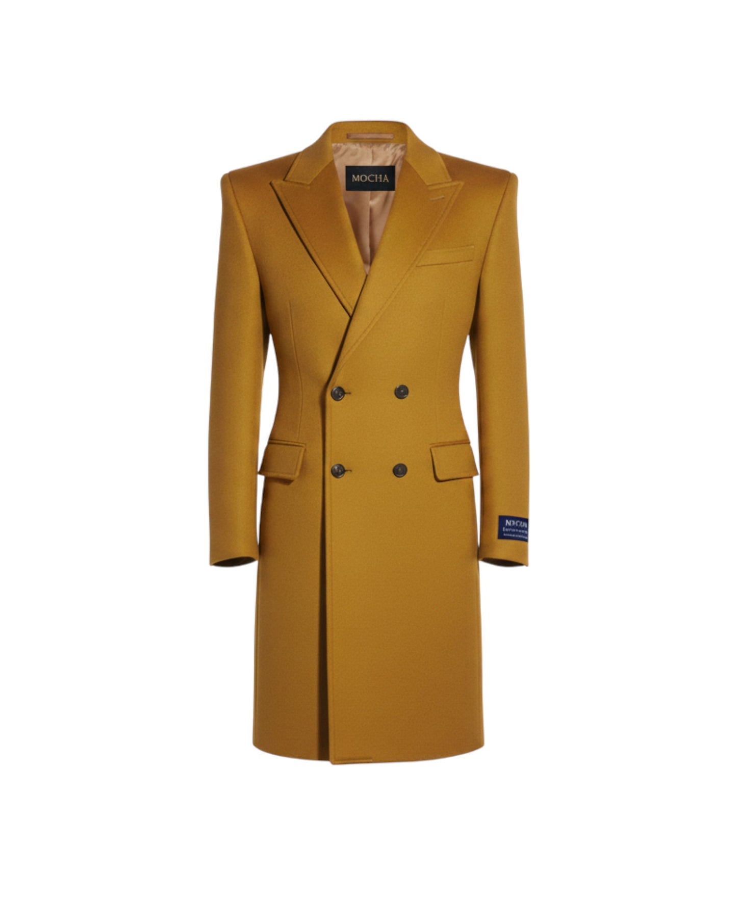 MOCHA Double-Breasted Overcoat