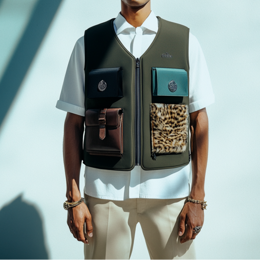 Wallet pocket Style Vest